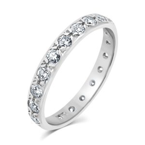 Round brilliant cut diamond full eternity ring 1.00ct