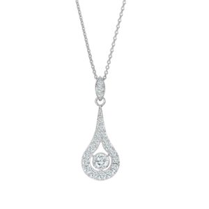 Vintage style diamond pendant
