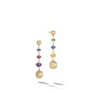 Marco Bicego "Africa" graduating drop earrings