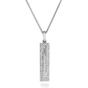 Diamond "mixed cut" pendant 0.51ct