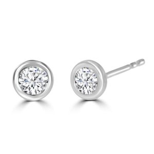 Diamond stud earrings 0.40ct