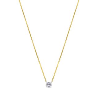 Solitaire diamond pendant 0.25ct