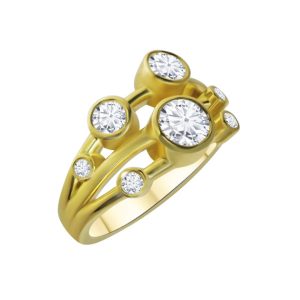 Diamond "bubble" ring 1.50ct