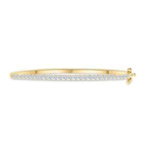 Round brilliant cut diamond bangle 1.50ct