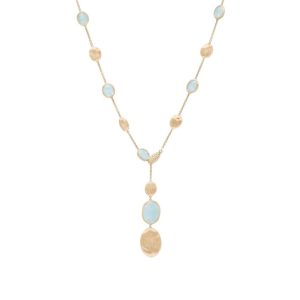 Marco Bicego "Siviglia Aquamarine" lariat necklace
