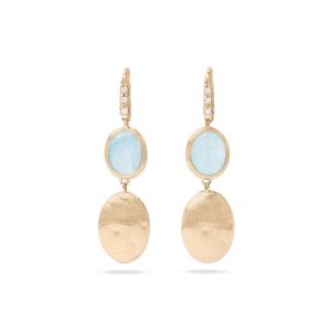 Marco Bicego "Siviglia" Aquamarine drop earrings