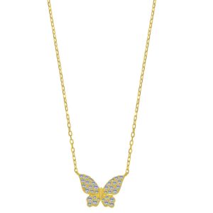 Diamond "butterfly" pendant
