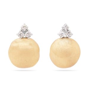 Marco Bicego "Africa Ball" and diamond earrings