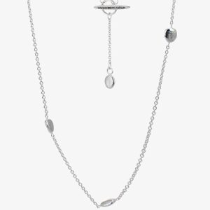 "Pebbles" long necklace