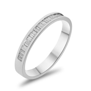 Baguette cut diamond eternity ring 0.53ct