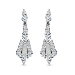 Vintage Style Diamond Drop earrings