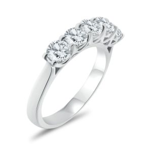 Five stone diamond ring 1.50ct