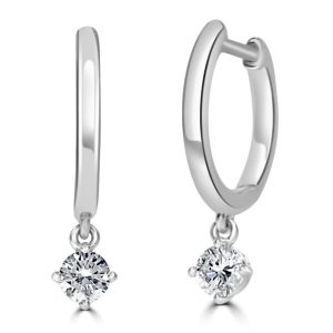 Diamond drop earrings 0.25ct