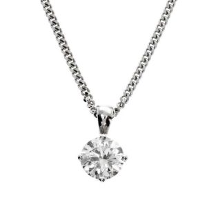 solitaire Diamond Pendant
