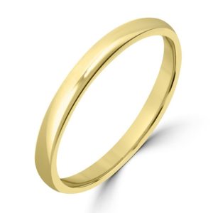 Ladies Gold Court Ring